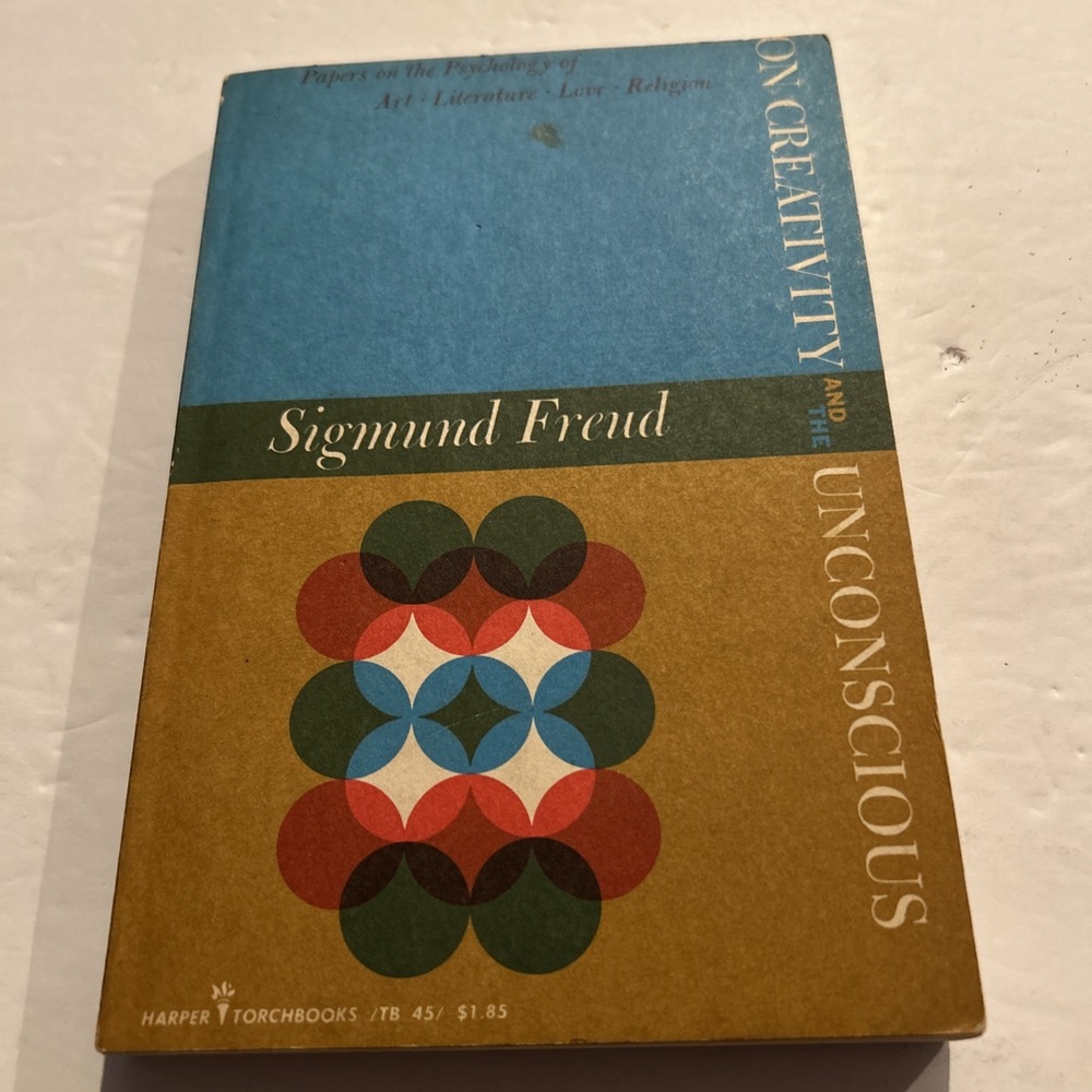 Sigmund Freud On Creativity and the Unconscious paperback 1958